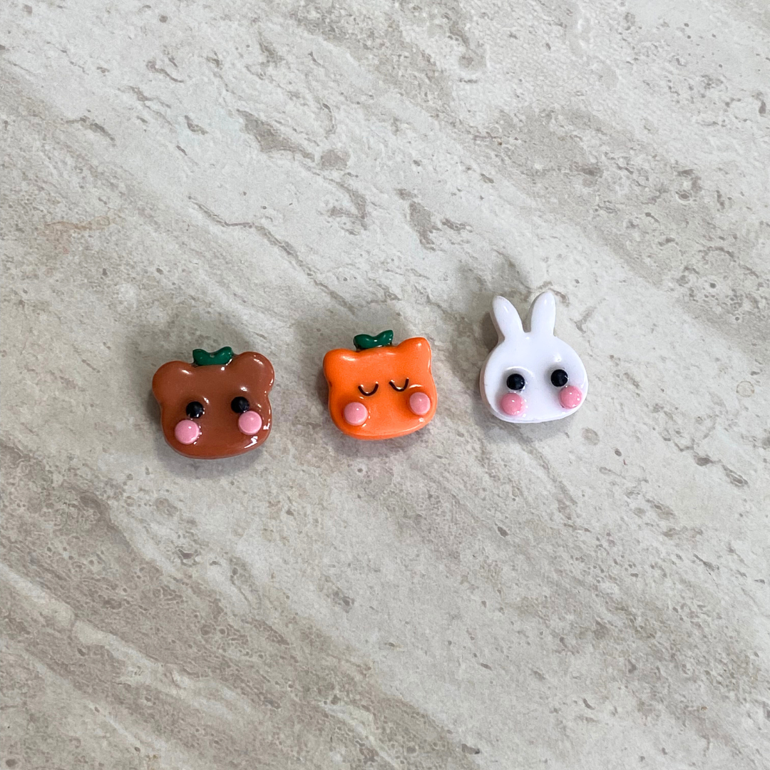 Mini Kawaii Friend Magnets Set of 3