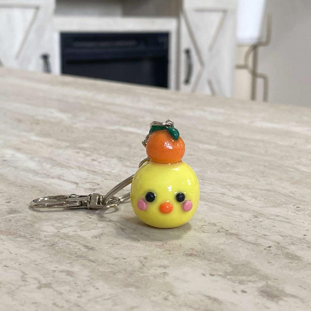 Kawaii Chick and Orange