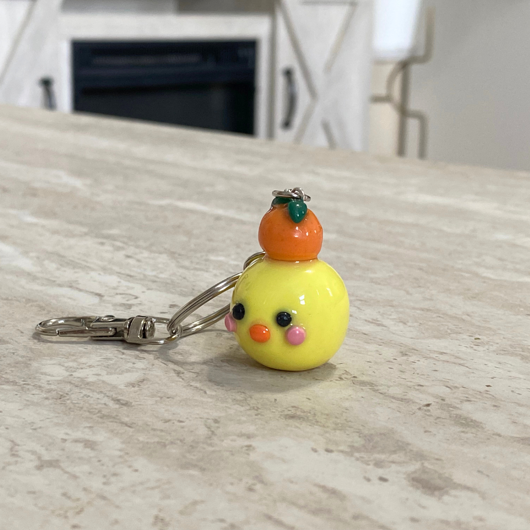 Kawaii Chick and Orange