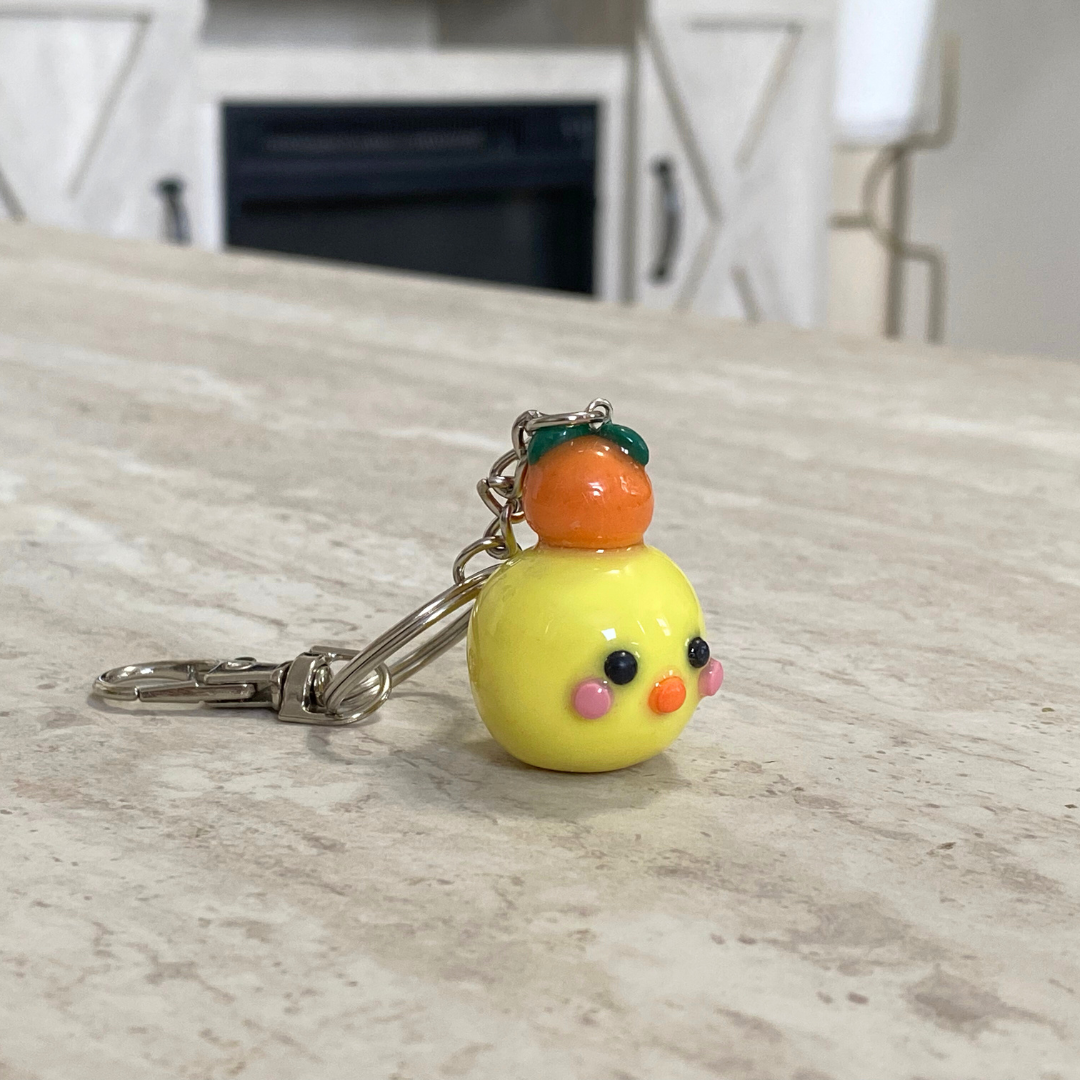 Kawaii Chick and Orange