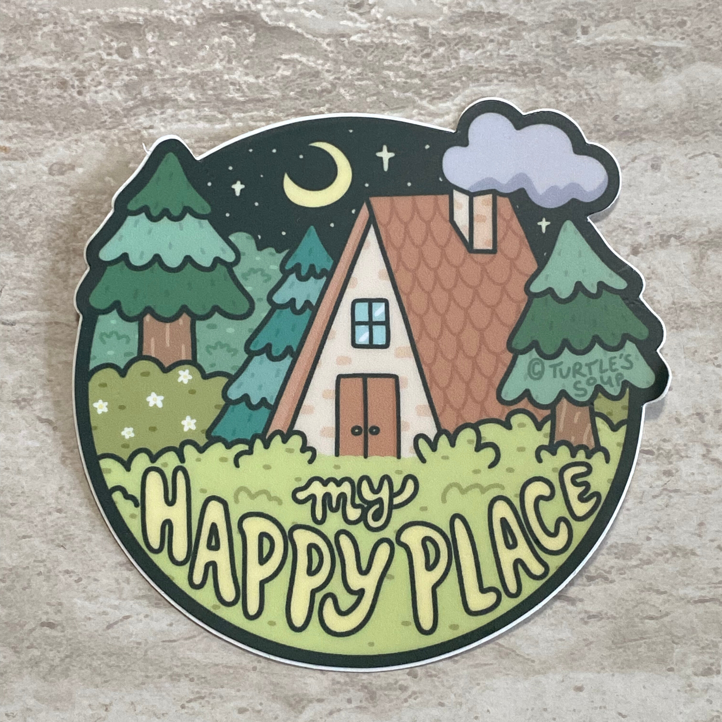 My Happy Place | Vinyl Sticker