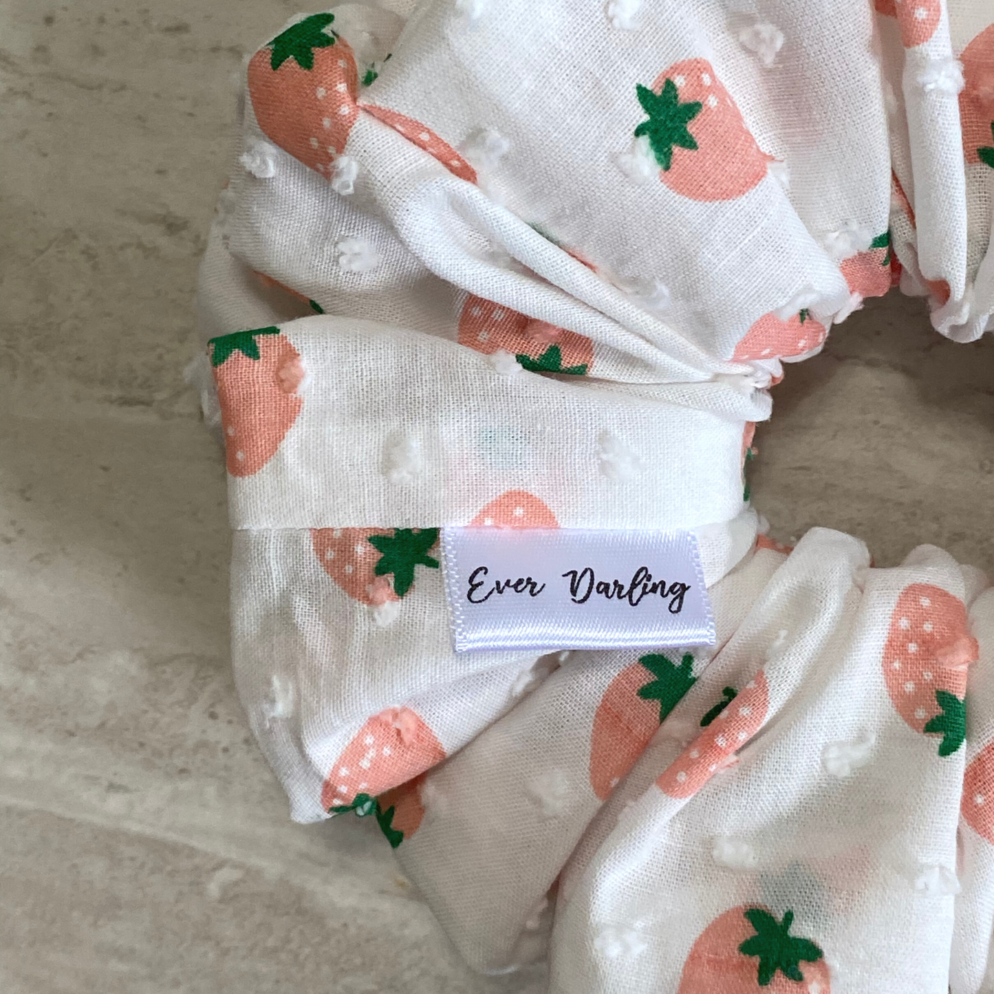 Strawberry Scrunchie