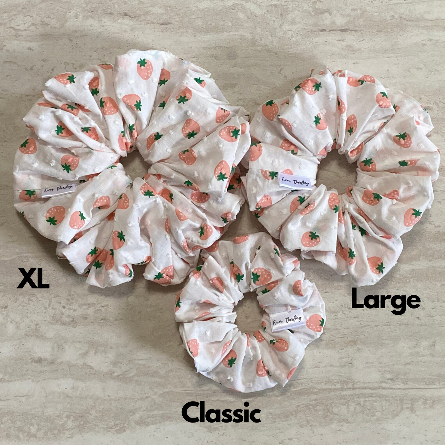 Strawberry Scrunchie