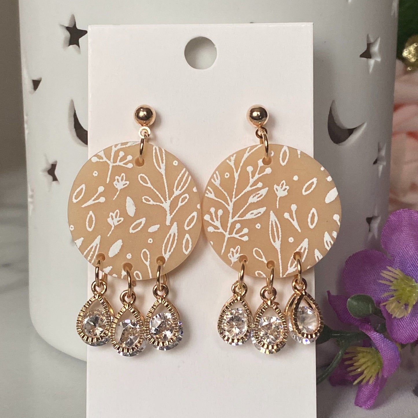 The Sherry | Handmade Polymer Clay Earrings