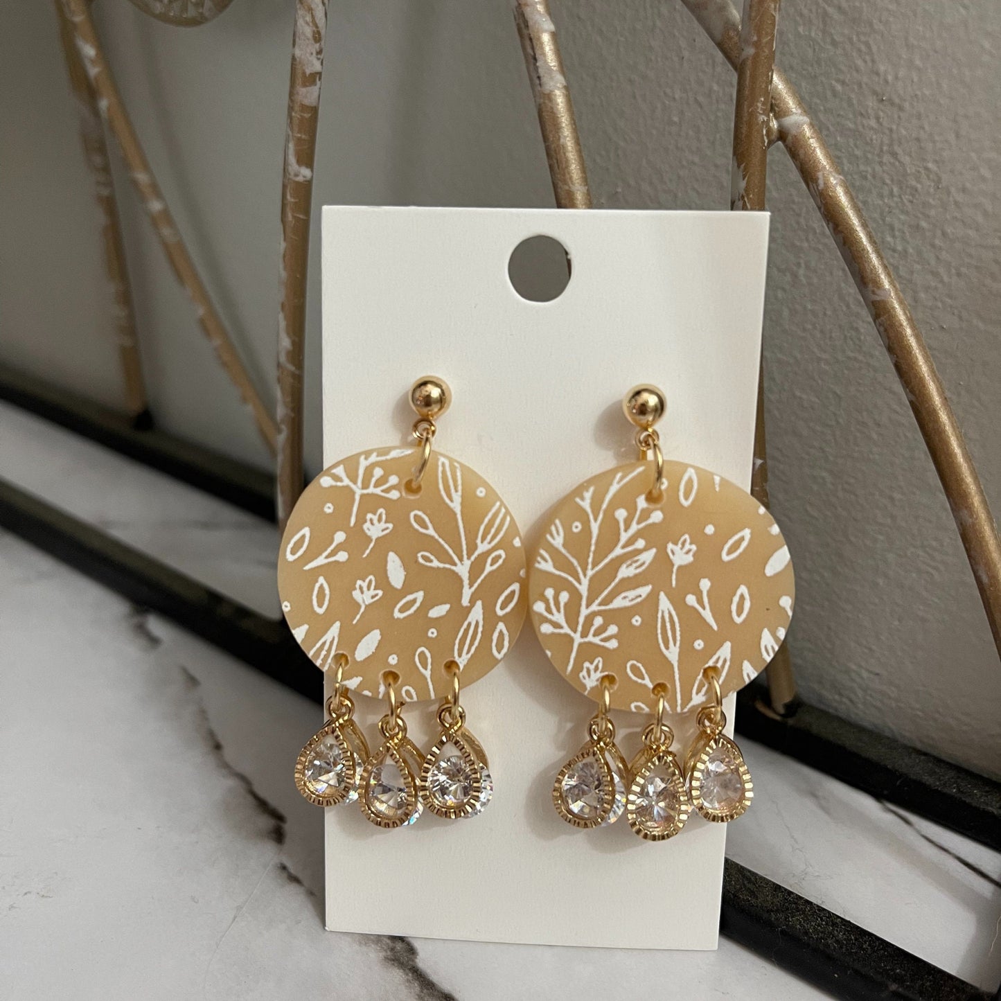 The Sherry | Handmade Polymer Clay Earrings
