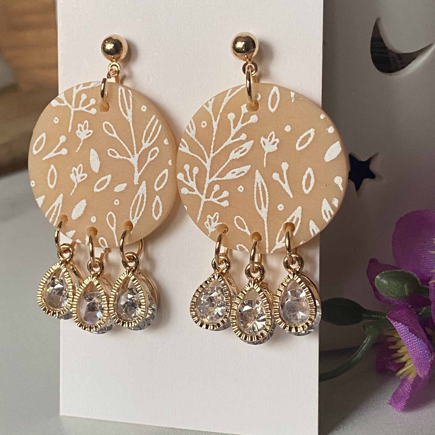 The Sherry | Handmade Polymer Clay Earrings