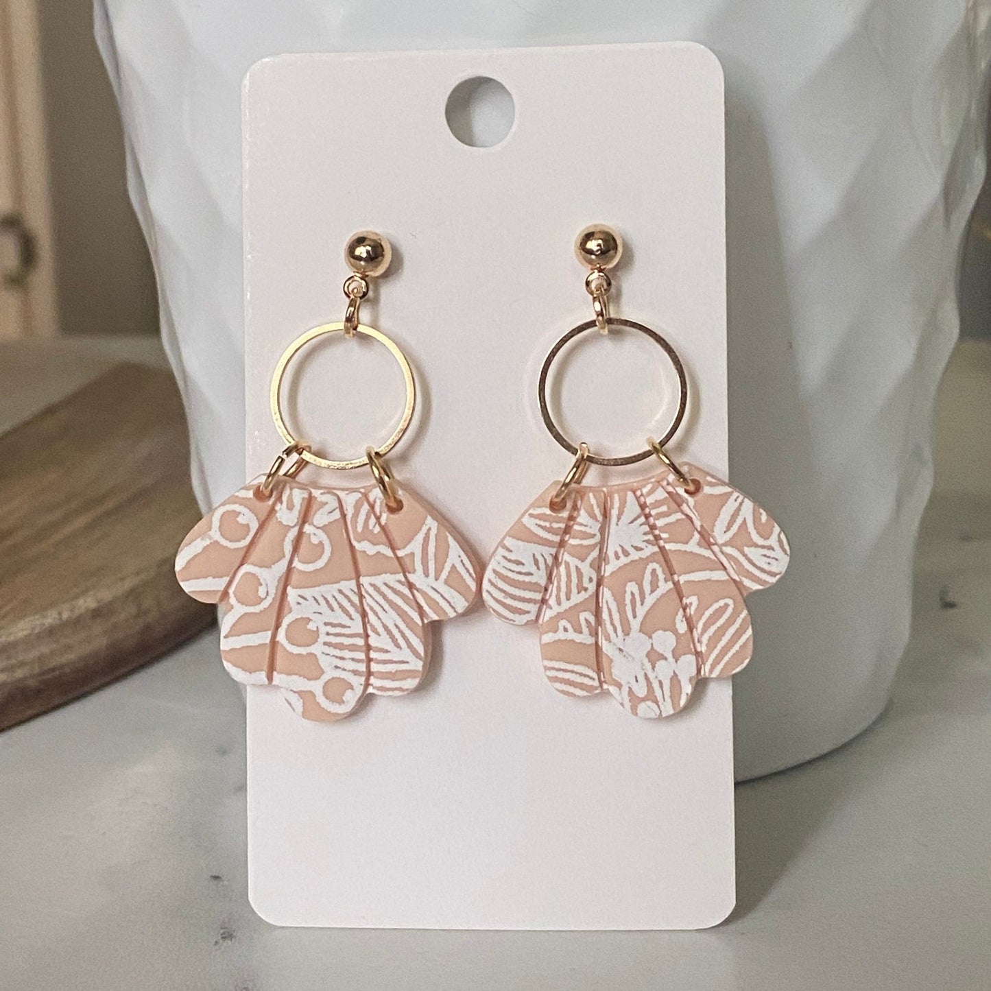 The Poppy | Handmade Polymer Clay Earrings