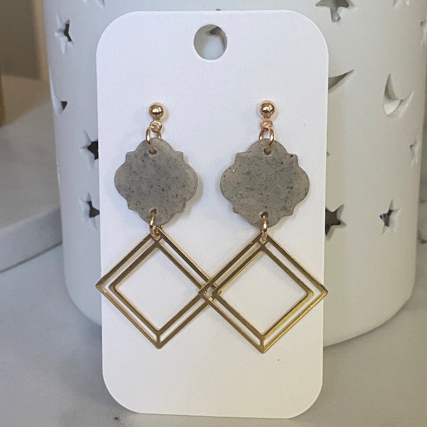 The Dahlia | Handmade Polymer Clay Earrings