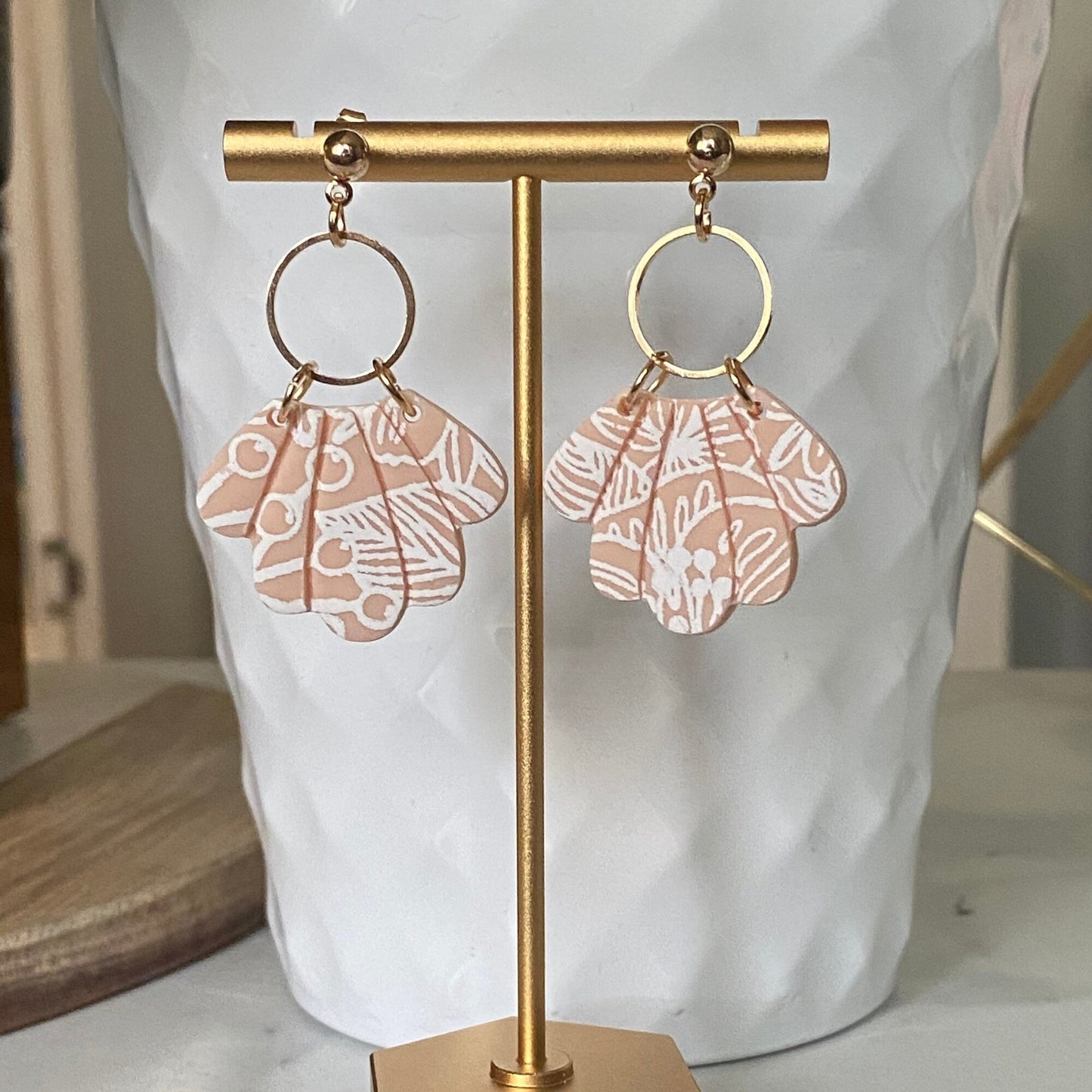The Poppy | Handmade Polymer Clay Earrings