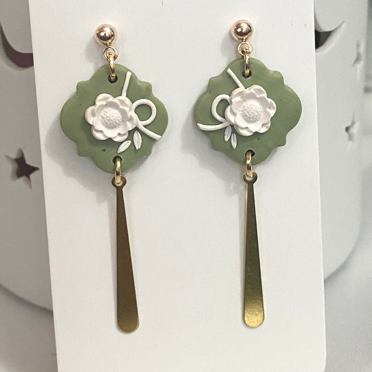 The Cylinda | Handmade Polymer Clay Earrings