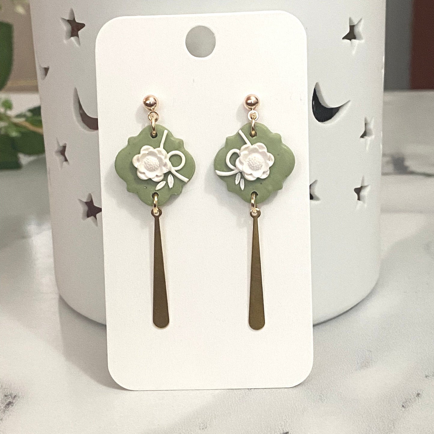 The Cylinda | Handmade Polymer Clay Earrings