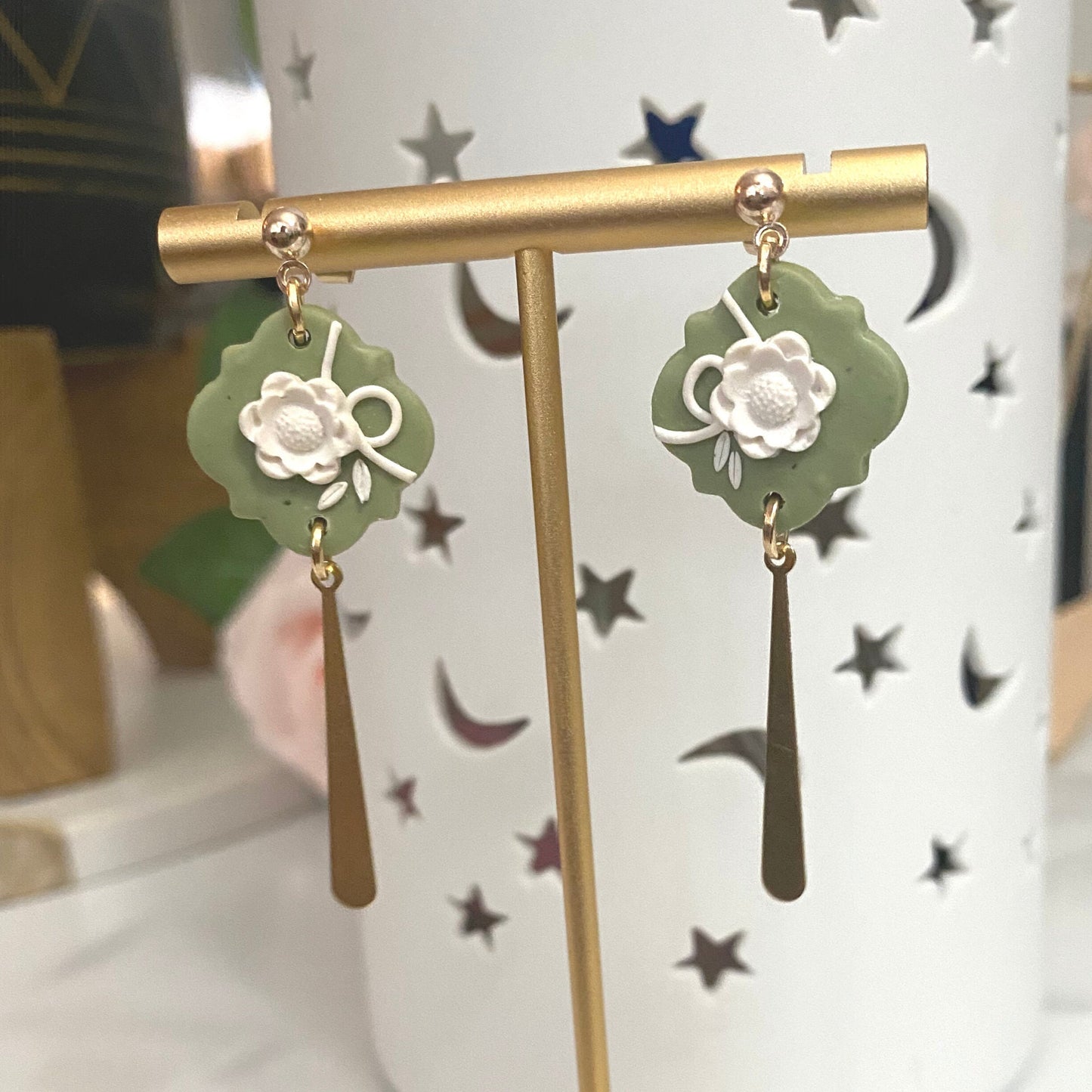 The Cylinda | Handmade Polymer Clay Earrings