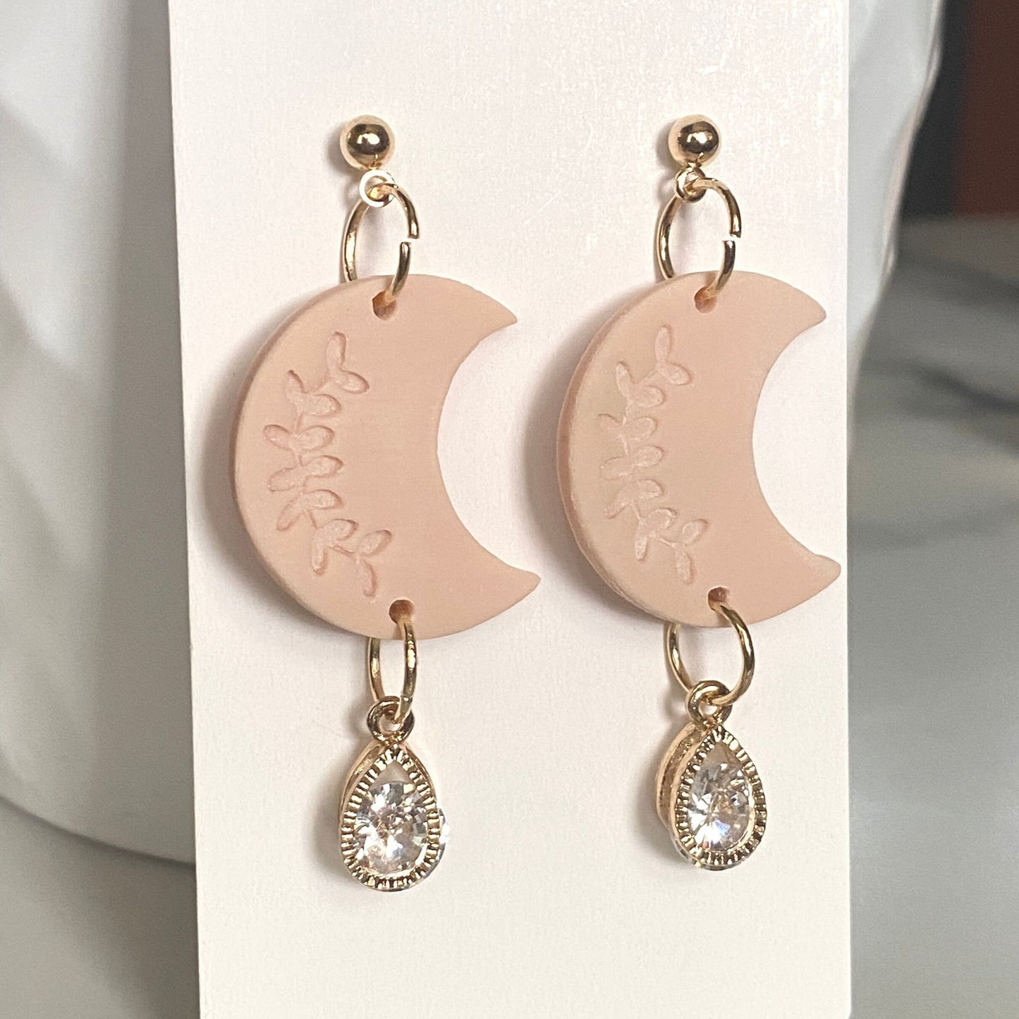 The Lunaria | Handmade Polymer Clay Earrings