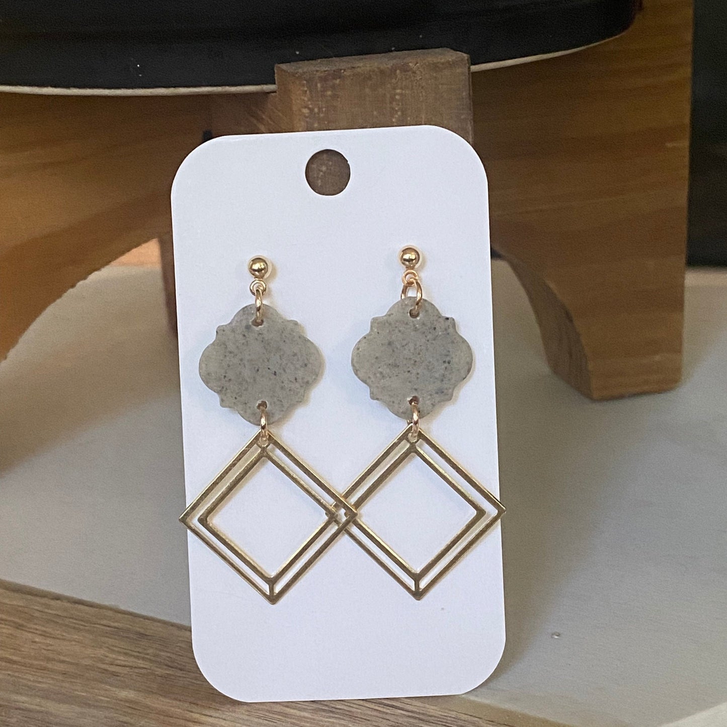 The Dahlia | Handmade Polymer Clay Earrings