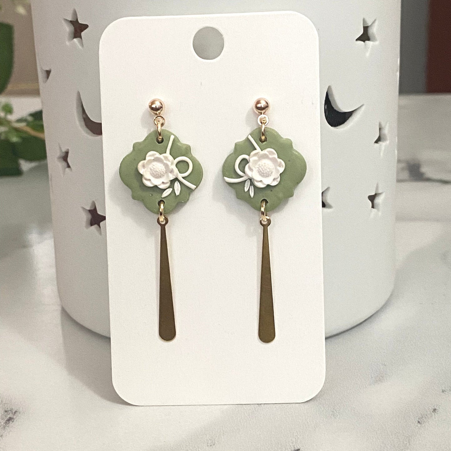The Cylinda | Handmade Polymer Clay Earrings