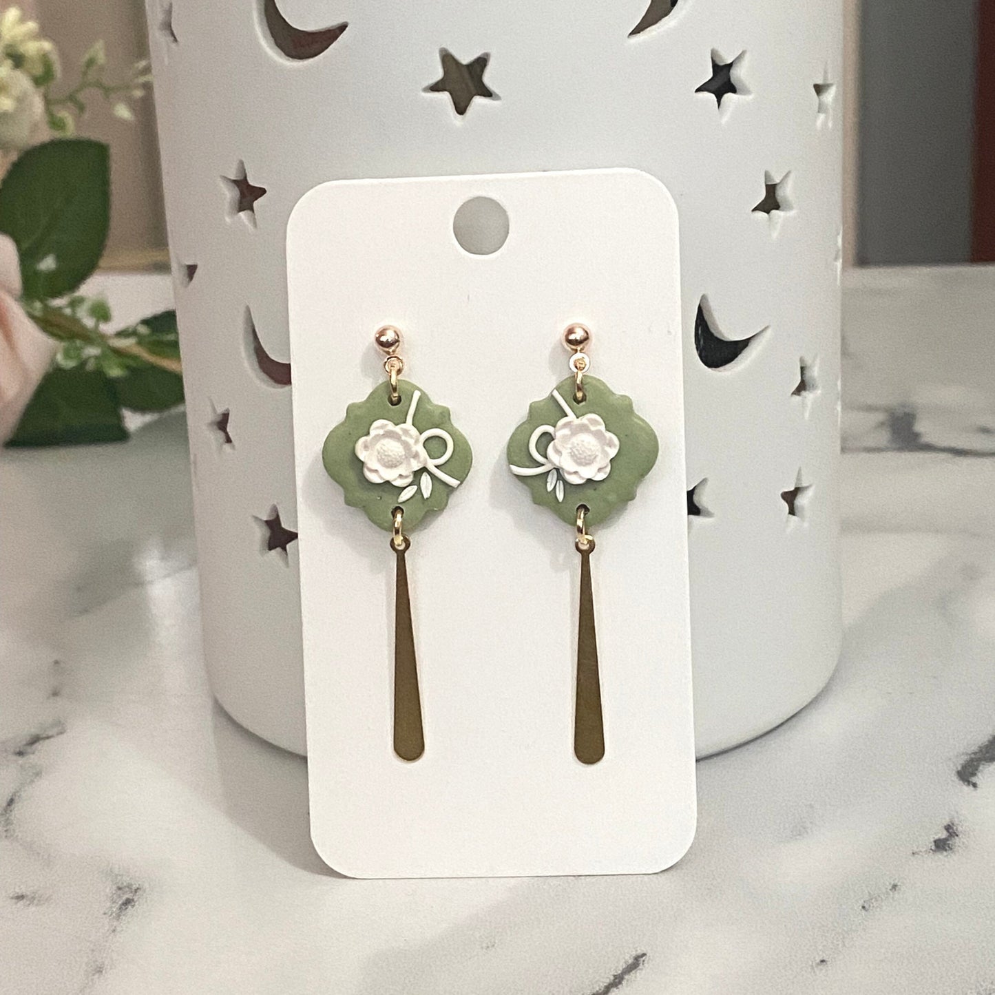 The Cylinda | Handmade Polymer Clay Earrings