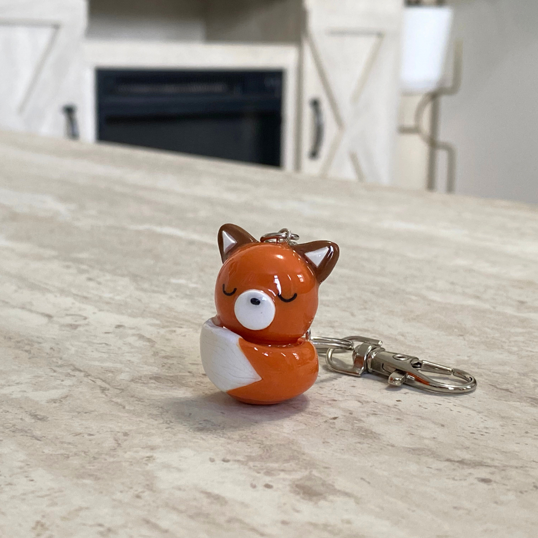 Cozy Fox Key Chain