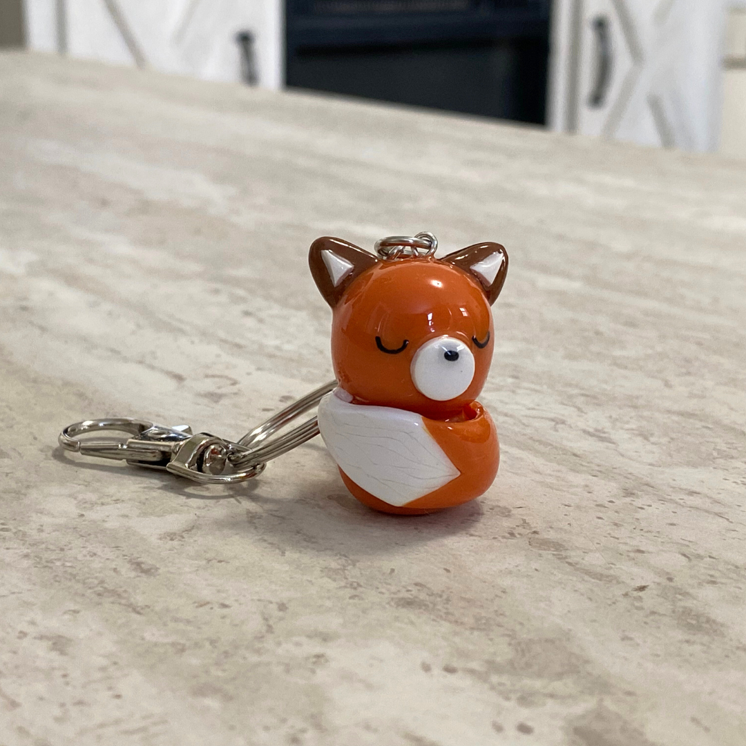 Cozy Fox Key Chain