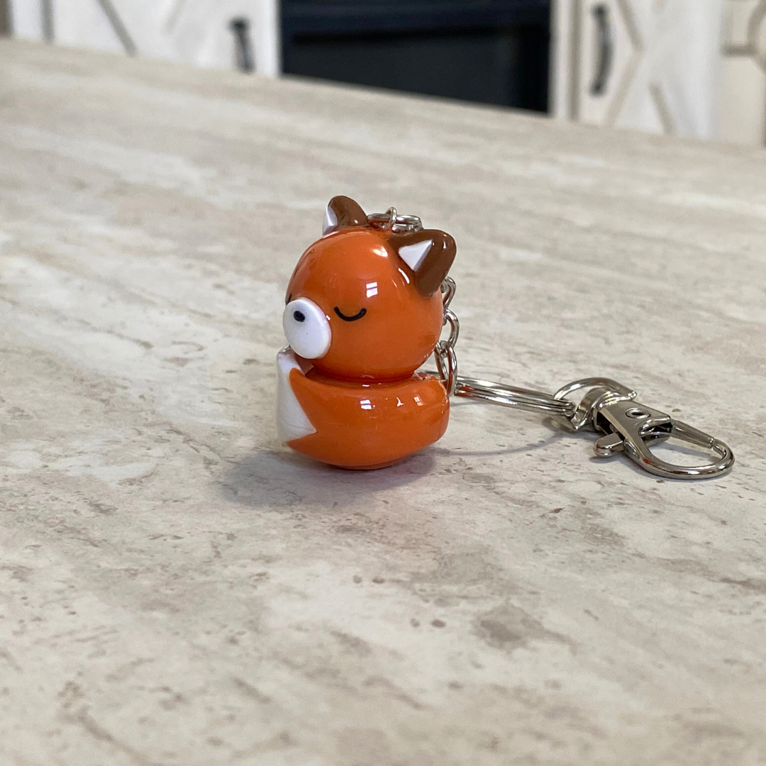 Cozy Fox Key Chain