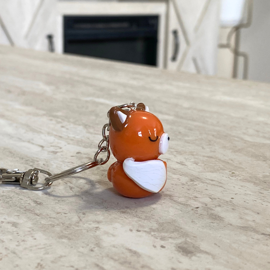 Cozy Fox Key Chain