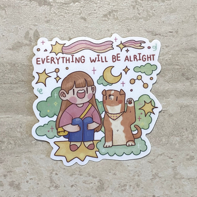 Everything Will Be Alright | Vinyl Sticker