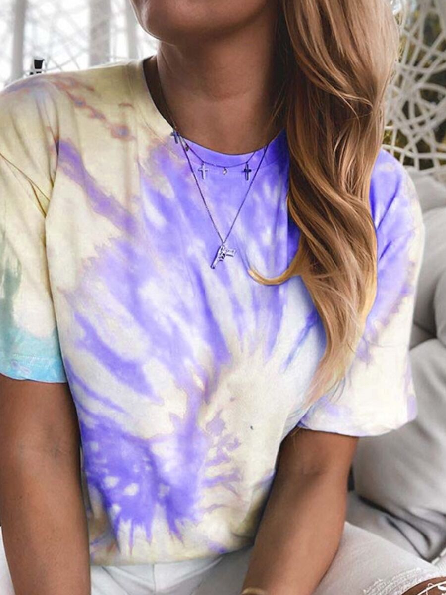 Sun Burst Tie-Dye T-Shirt