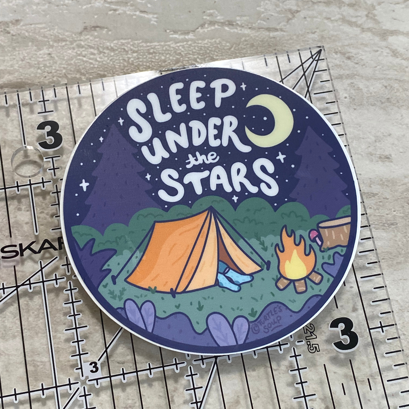 Sleep Under The Stars  | Vinyl Sticker