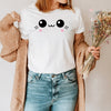 Celestial Sunflower and Moon Sweatshirt in White