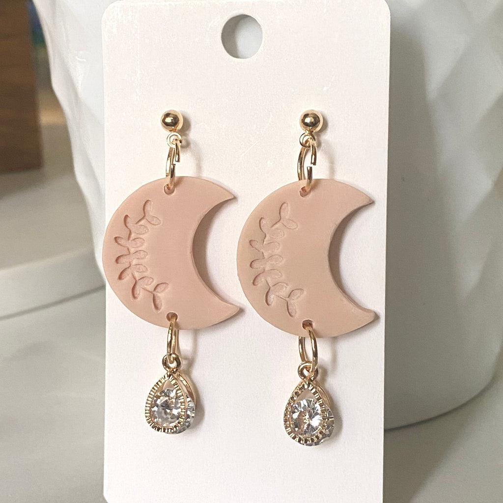 The Lunaria | Handmade Polymer Clay Earrings
